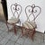 Vintage French Art Nouveau Chairs in Wrought Iron, 1930s, Set of 2 For Sale - Image 12 of 18