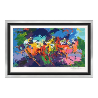 Late 20th Century Modern Purple Serigraph LeRoy Neiman For Sale