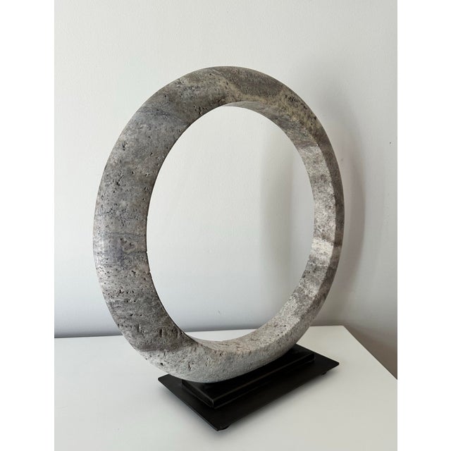 Carolyn Kinder Oblique Stone Sculpture For Sale - Image 4 of 5