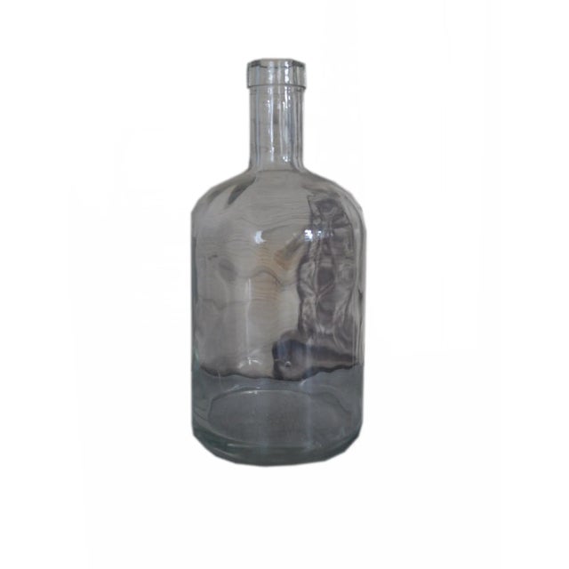 Clear Glass Bottle, 1950s For Sale - Image 6 of 6