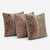 Mid-Century Modern Muted Tribal Rug Pillow Cover 24'' X 24'' - Set of Three For Sale - Image 3 of 4