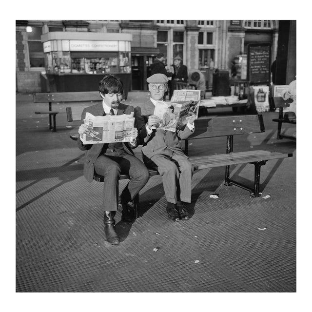 Steptoe and A Beatle, Silver Gelatin Fibre Print, Paul Mccartney, 1964 For Sale