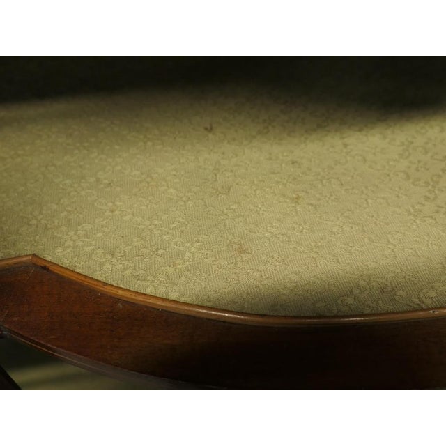 Wood Tall Edwardian Bow Front Glazed Display Cabinet For Sale - Image 7 of 8