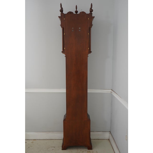 Sligh John Goddard Cherry Grandfather Clock For Sale - Image 15 of 18