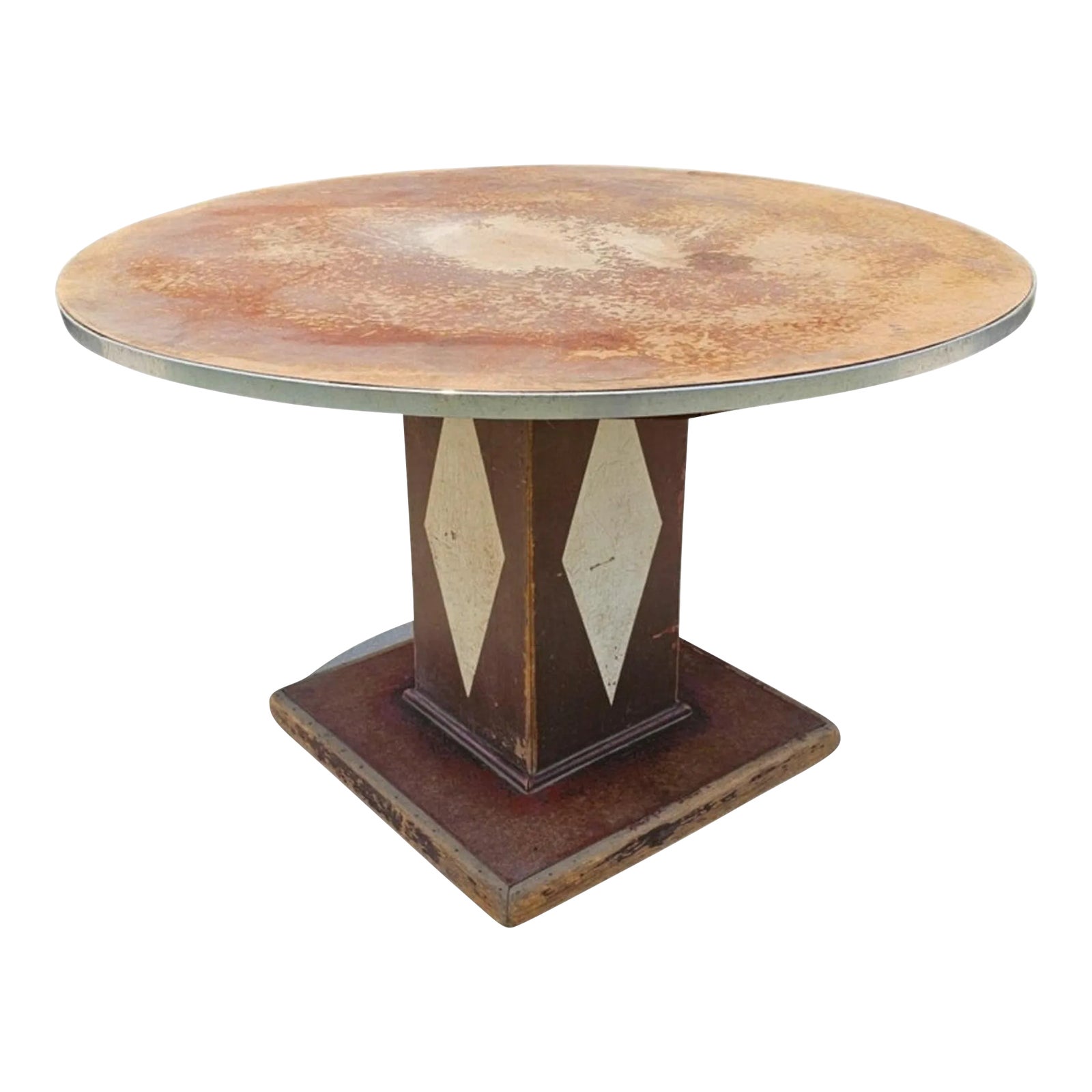 Art Deco Industrial Dept. Store Retail Display Table | Chairish