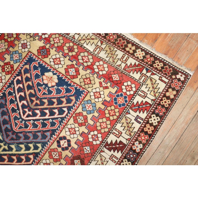 Early 20th Century Decorative Zabihi Collection Whimsical Caucasian Shirvan Rug For Sale - Image 4 of 8