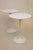 Rare Matched Pair Knoll Eero Saarinen "Tulip" Atomic Space Age Modern Sculpture Tables '58 For Sale In Los Angeles - Image 6 of 12