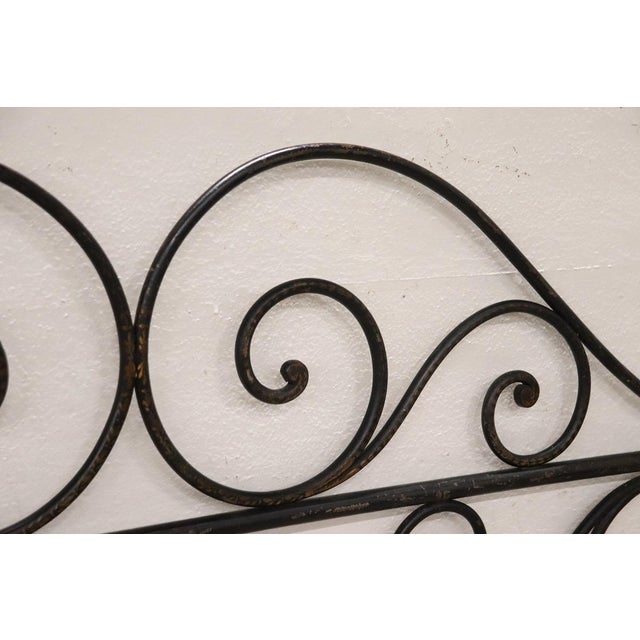 19th Century Iron Double Bed For Sale - Image 10 of 18