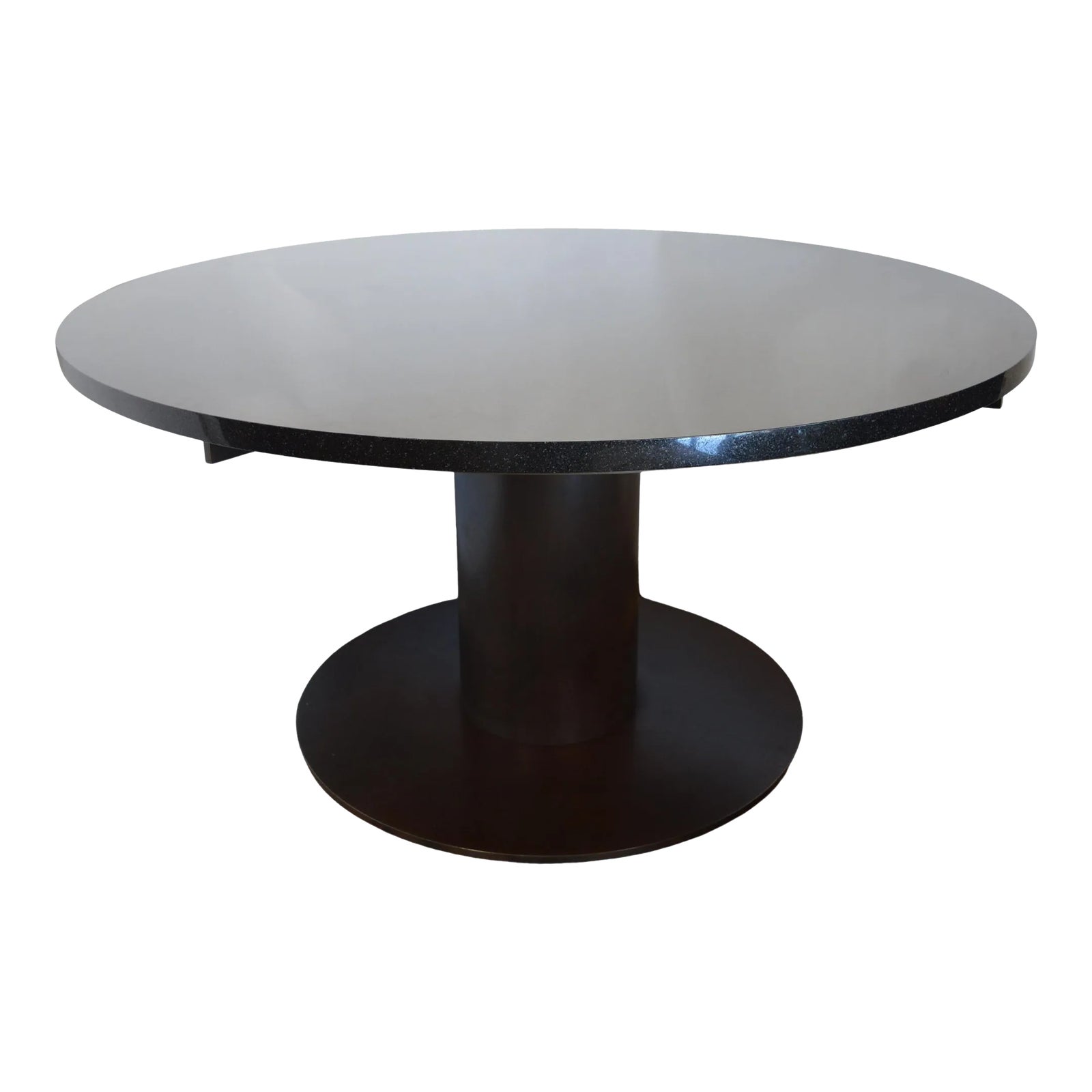 Custom Granite Cocktail Table With Metal Base Chairish