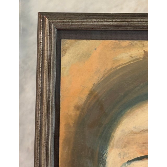 Mid-20th Century Framed French Parisian Female Portrait Painting For Sale - Image 10 of 16