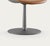 Animal Skin Council Family Salon Chair in Nevada Cognac by Salto and Sigsgaard For Sale - Image 7 of 13