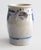 An antique 19th-Century German Westerwald salt glazed gray stoneware crock or jar with charming applied handles and cobalt...