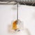 Mazzega Murano Mid-Century Hand-Blown Amber Murano Glass W/ Chrome Pendant Chandelier For Sale - Image 4 of 12