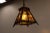 1960s Vintage French Lustre Colored Glass and Iron Hanging Light, 1960 For Sale - Image 5 of 7