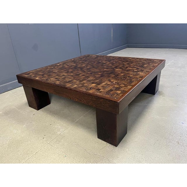 Brutalist Coffee Table by Rolf Middelboe & Gorm Lindum for Tranekaer, 1970s For Sale - Image 3 of 12