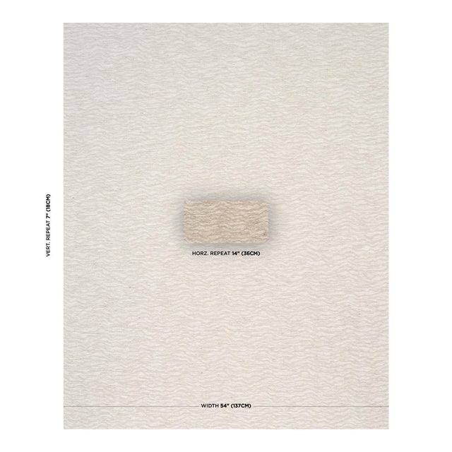 SAMPLE - Schumacher Cammie Performance Fabric In Cream For Sale