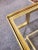 Post Modern Style “Apollo” Gilt Metal Coffee Table With Glass Top & Bottom Shelf For Sale In Washington DC - Image 6 of 11