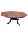 Brown Vintage English Burr Walnut Veneer Round Pedestal Table in the Antique Style With Claw Feet For Sale - Image 8 of 9