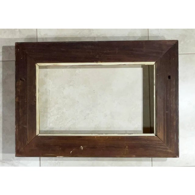 27”.25 X 19”.5 Antique Gold Leaf Wood Frame For Sale - Image 9 of 13