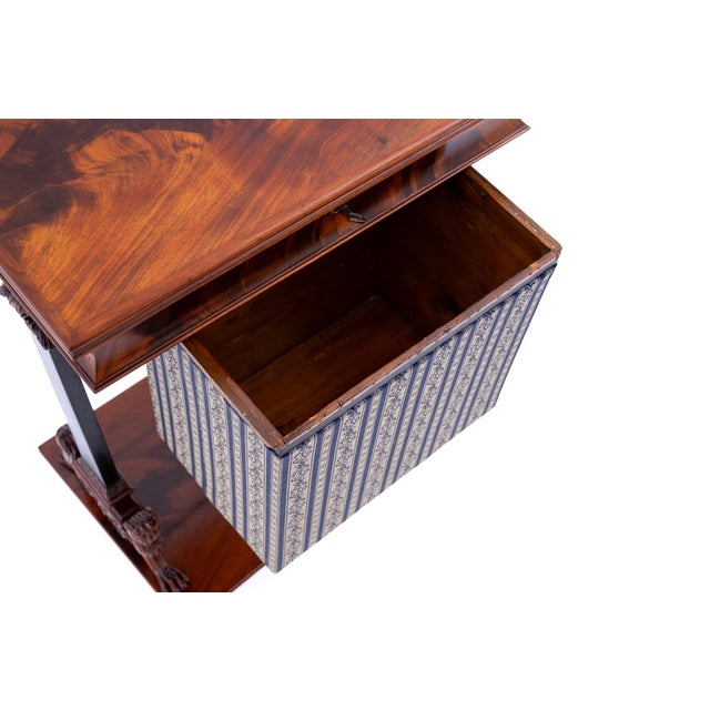 Biedermeier Sewing Table, Northern Europe, 1850s For Sale - Image 14 of 16
