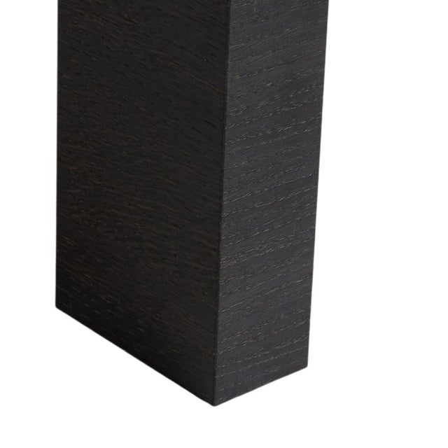 Wood Extendable Dining Table in Black Oak from Contours For Sale - Image 7 of 12