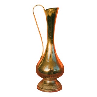 Sculptural Chrome-Plated Decorative Jug, 1970s For Sale