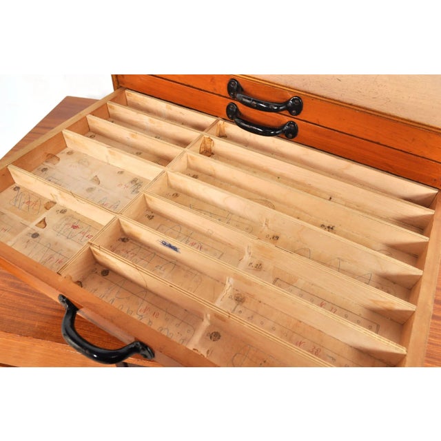 Small Vintage Haberdashery Chest of Drawers, 1950s For Sale - Image 10 of 15