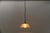 Amber-Colored Embossed Glass Lamp by Peill & Putzler, Germany, 1960s For Sale - Image 13 of 14