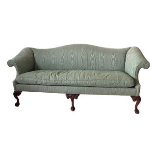 Southwood Queen Anne Style Mahogany Sofa For Sale