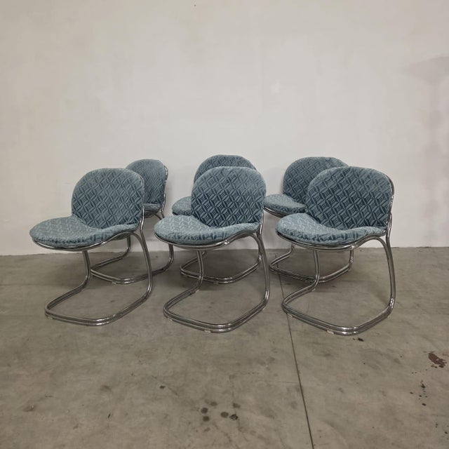Sabrina Chairs by Gastone Rinaldi for Rima, 1970s, Set of 6 For Sale - Image 14 of 14