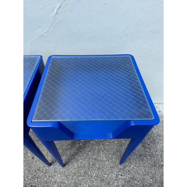 Midcentury European Open Shelf Side Tables - A Pair For Sale - Image 10 of 18