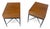 Pair of Kittinger Faux Bamboo Tapered Horn Shape Legs One Drawer End Tables MINT For Sale - Image 12 of 18
