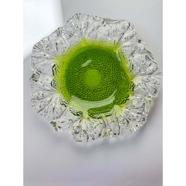 Vintage Art Glass Bowl by Pertti Santalahti for Humppila, Finland, 1970s For Sale - Image 18 of 18