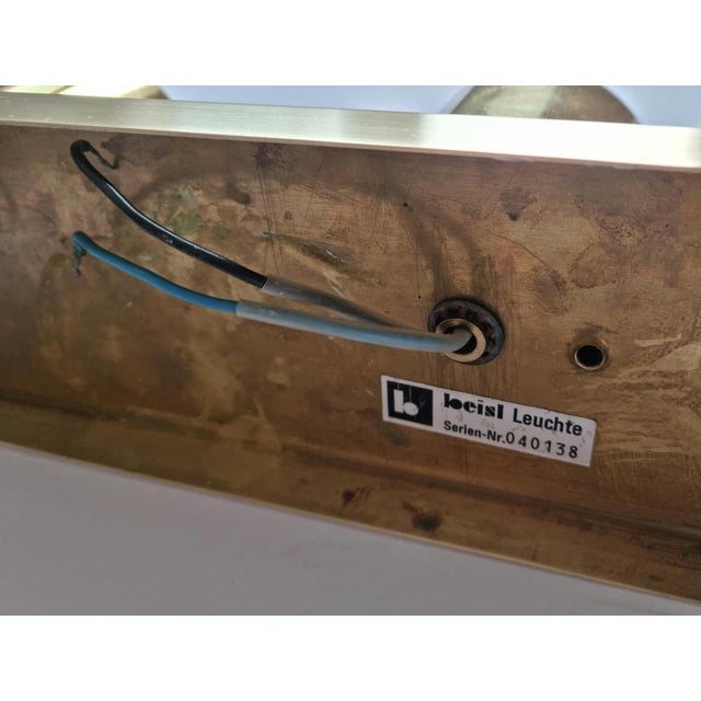 Gold Mid-Century Wall Lamp from Beisl Leuchte, Germany, 1969 For Sale - Image 8 of 18