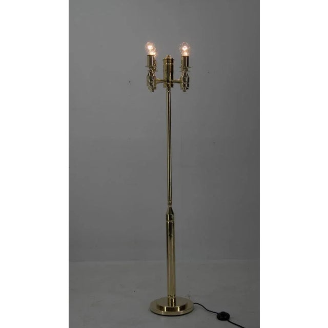 Brass Floor Lamp, 1970s For Sale - Image 3 of 9