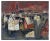 Laimdots Murnieks, Old City, 1980s, Oil on Cardboard For Sale