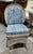 Antique Oriole Wicker Writing Desk or Vanity and Chair. Withrow For Sale - Image 12 of 18