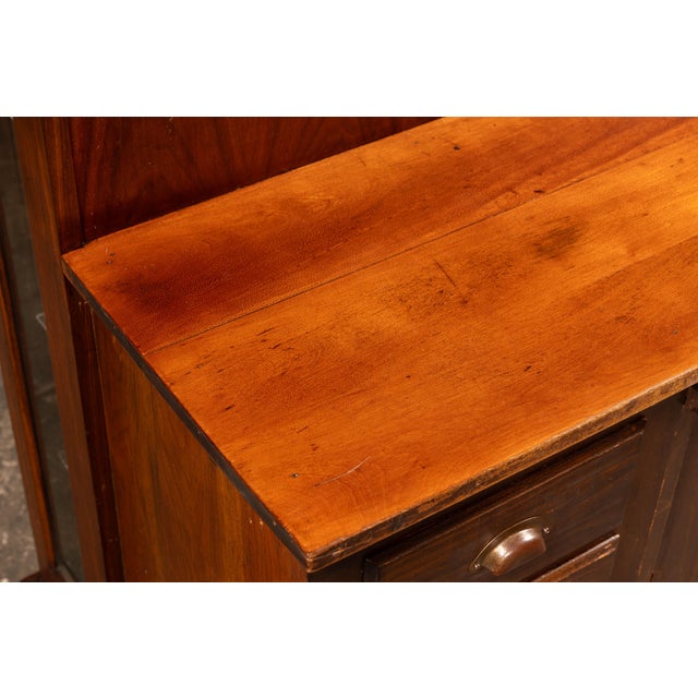 Early 20th Century General Store Display Counter With Glass Showcase For Sale - Image 14 of 17