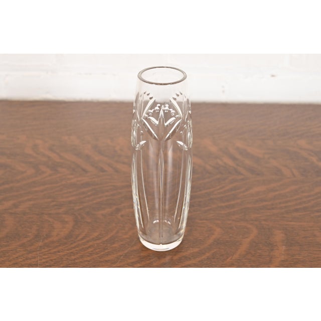 Tiffany & Co. Cut Crystal Vase For Sale - Image 10 of 10