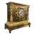 Antique Early 19th Century French Gilded Bronze Porcelain Dial Mantel Clock For Sale