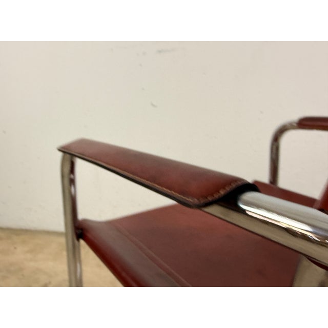 MG5 Cantilever Chair in Leather by Mart Stam for Matteo Grassi, 1970s For Sale - Image 10 of 15