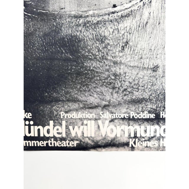 The Ward Wants to Be the Guardian Theater Poster by F + R Grindler, 1971 For Sale - Image 9 of 10
