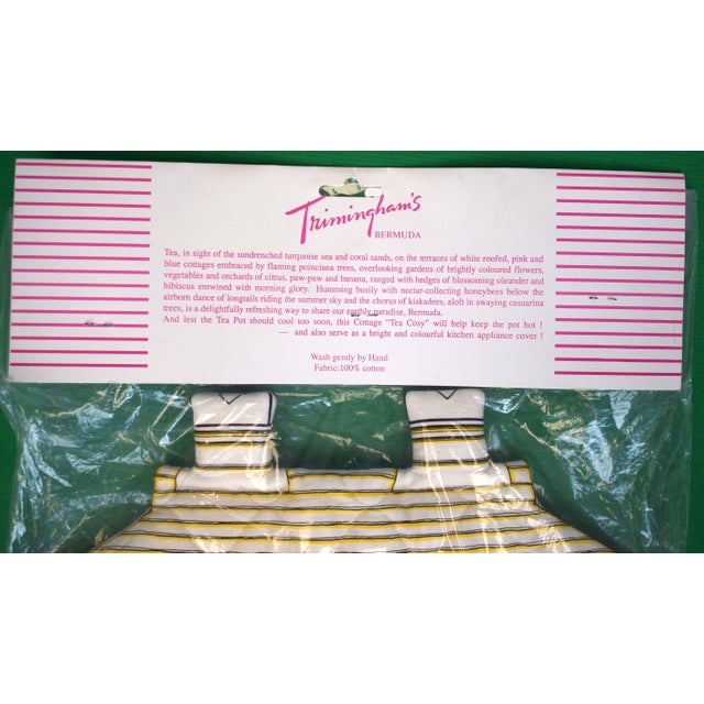 Trimingham’s Bermuda Tea Cosy W/ Bermuda Pink Cottage (Nwt) For Sale - Image 4 of 5