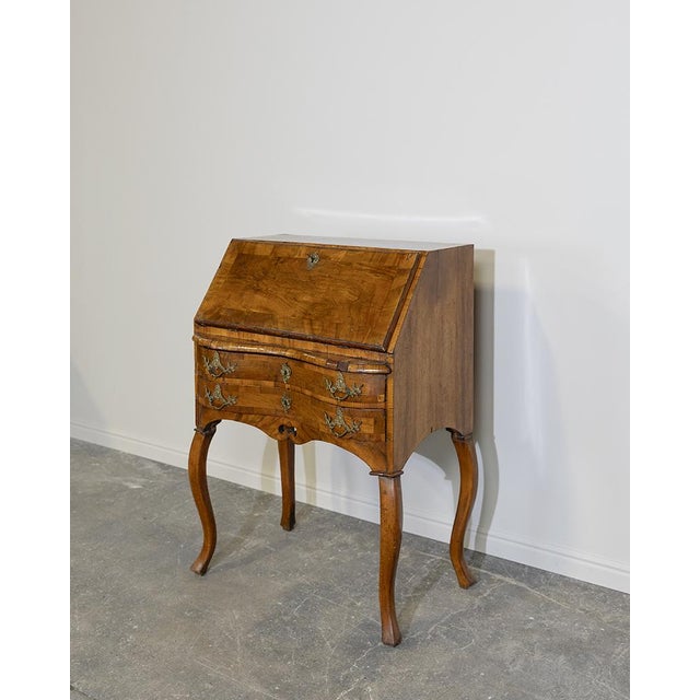 This exquisite antique secrétaire à abattant (fall-front secretary desk) beautifully captures the graceful elegance of...