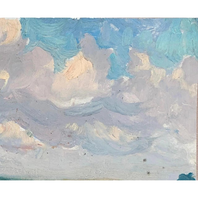 Realism Original River Landscape Oil Painting, Ukrainian Artist, 1960s 27-33 For Sale - Image 3 of 6