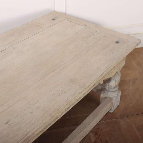 English Carved Oak Coffee Table For Sale - Image 8 of 12