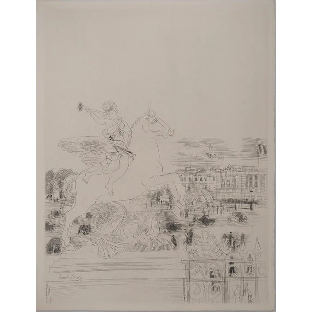 Raoul Dufy, My Champs Elysées, Original Engraving For Sale
