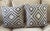 Contemporary Needlepoint Geometric Pillows - A Pair For Sale - Image 3 of 3