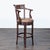 Wood chair with back, arms, and footrest upholstered in leather with nailhead trim. Brand: Alder & Co.. Dimensions (in):...