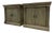 Pair of Vintage Neoclassical Sage Green Nightstands Commodes by White Fine Furniture Co. For Sale